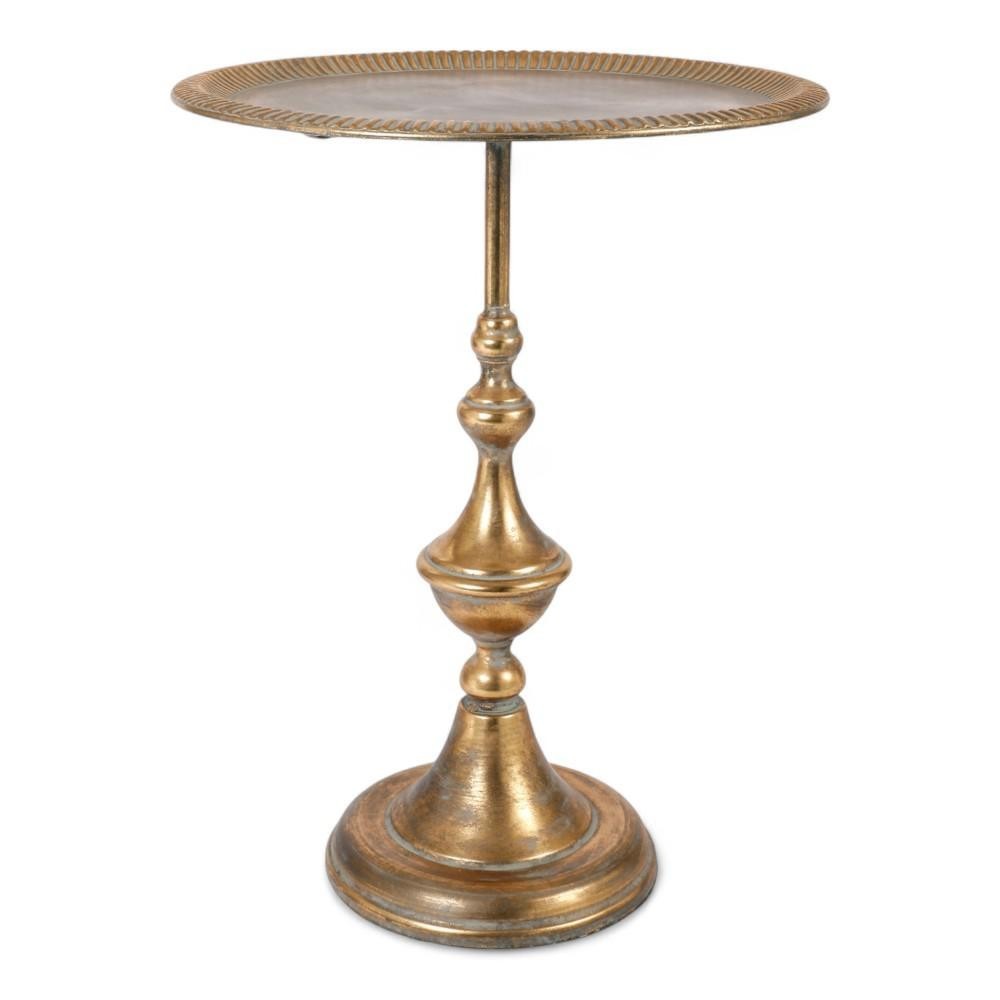 TAVOLINO METALLO GOLD CM.70,5X54X54